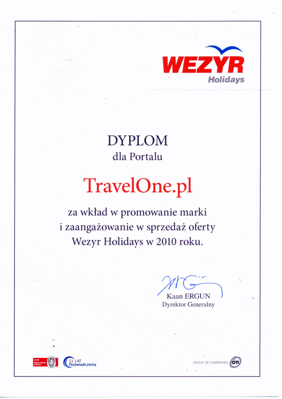 Wezyr Holidays Biuro Podróży Wakacje Z Grupą Travelonepl